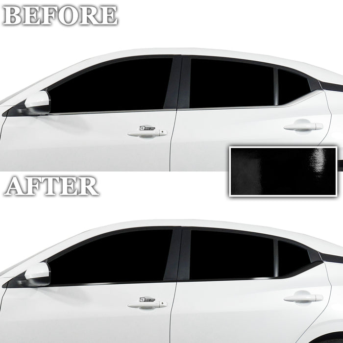 Vinyl Chrome Delete Grille Side Window Wheel Blackout Decal Stickers Overlay Film Fits Nissan Sentra 2020 - 2025 - Bogar Tech Designs