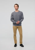 mens camel relaxed fit dress sweatpant full body