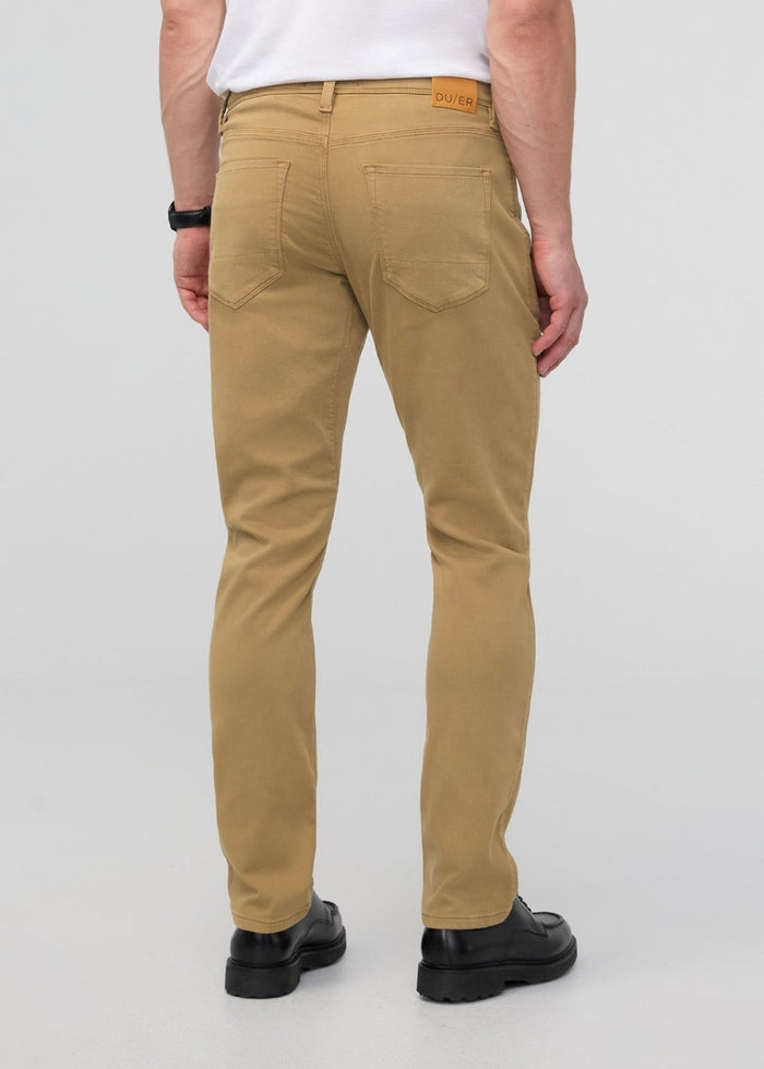 mens camel relaxed fit dress sweatpant back
