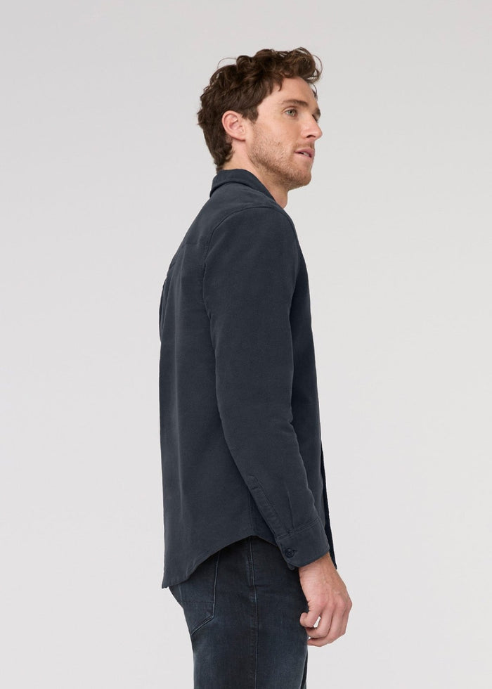 No Sweat Moleskin Overshirt - Navy