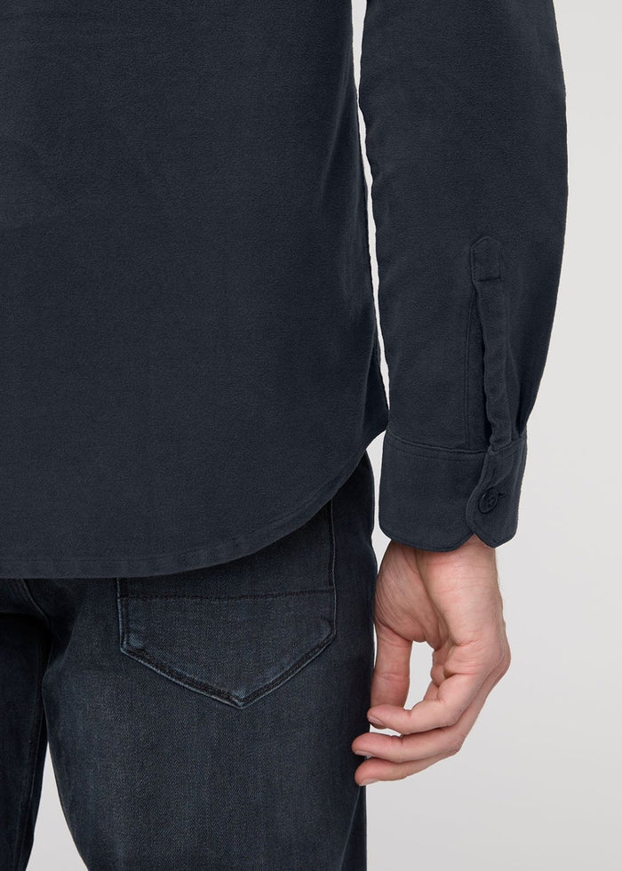 No Sweat Moleskin Overshirt - Navy