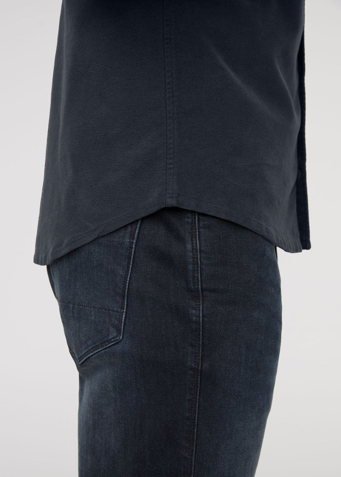 No Sweat Moleskin Overshirt - Navy