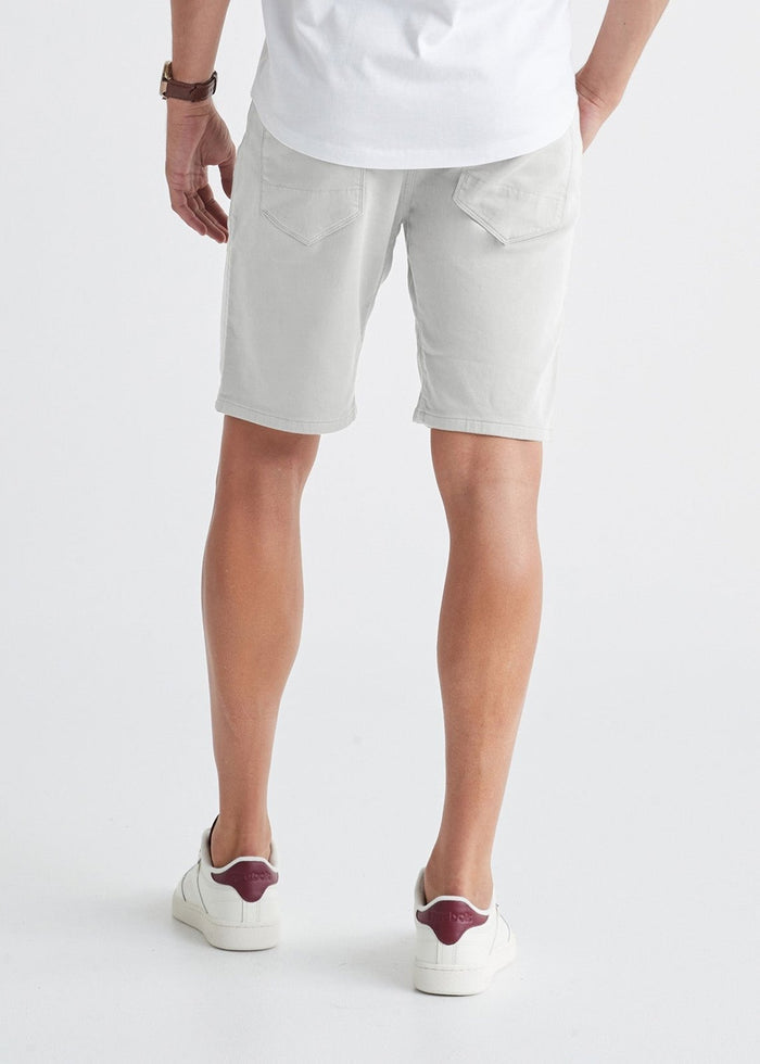 Men's White Relaxed Fit Performance Short back
