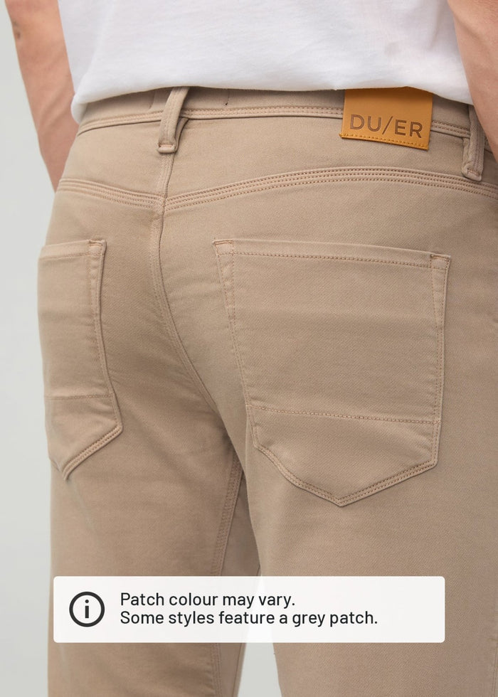 No Sweat Slim Straight - Desert Khaki