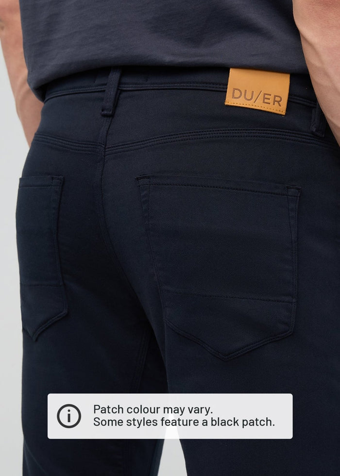No Sweat Slim Straight - Navy