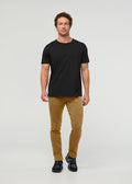 mens-no-sweat-slim-caramel front full body