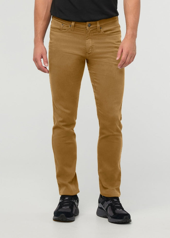 mens-no-sweat-slim-caramel front full body front