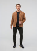 mens dark green slim fit dress sweatpant full body