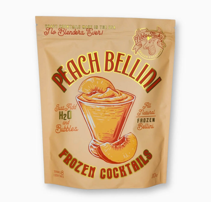 Noble Mick’s Frozen Cocktail Peach Bellini