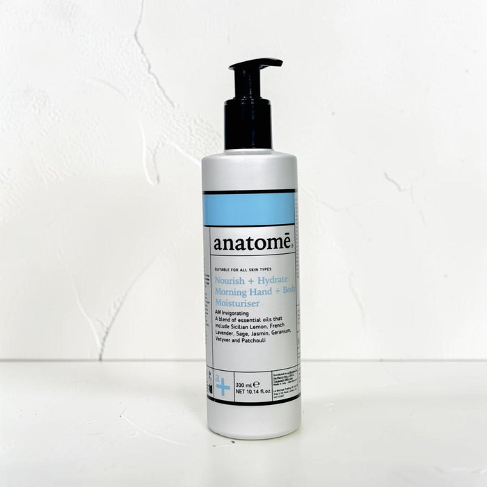 Nourish + Hydrate Morning Hand & Body Moisturiser 300ml - anatomē