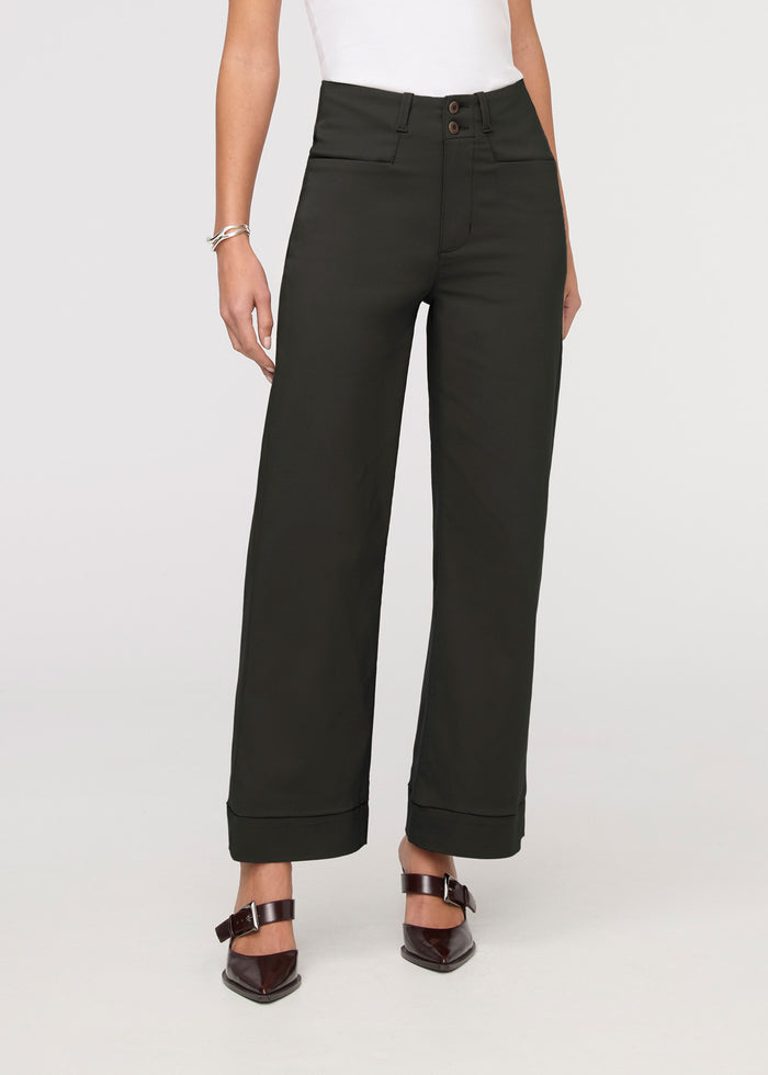 Women's Evergreen High Rise Wide-Leg Trouser front