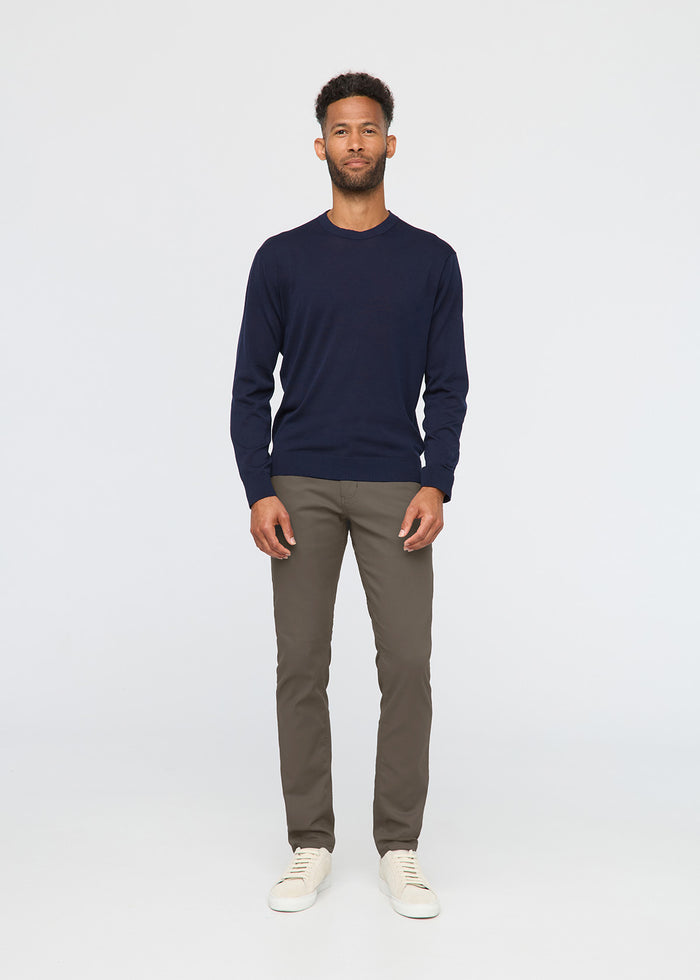 Men's Thyme Slim Straight Fit Stretch Trouser Full Body