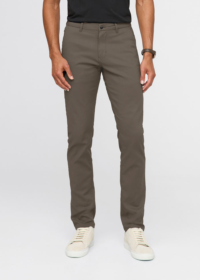 Men's Thyme Slim Straight Fit Stretch Trouser Front
