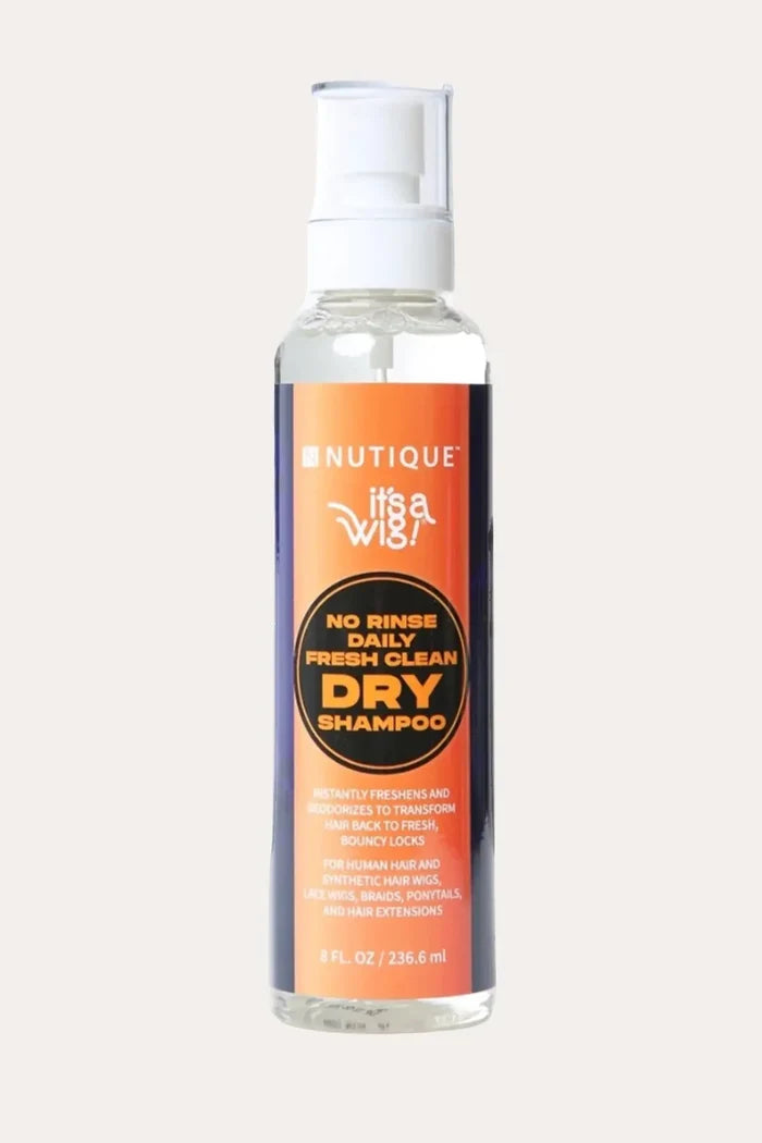 NUTIQUE NO RINSE DAILY FRESH CLEAN DRY SHAMPOO 8oz | Wig & Braid Refresher NUTIQUE