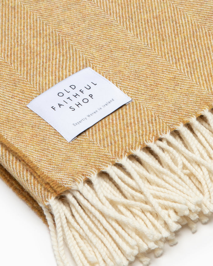 OFS. Merino Lambswool Throw - Mead
