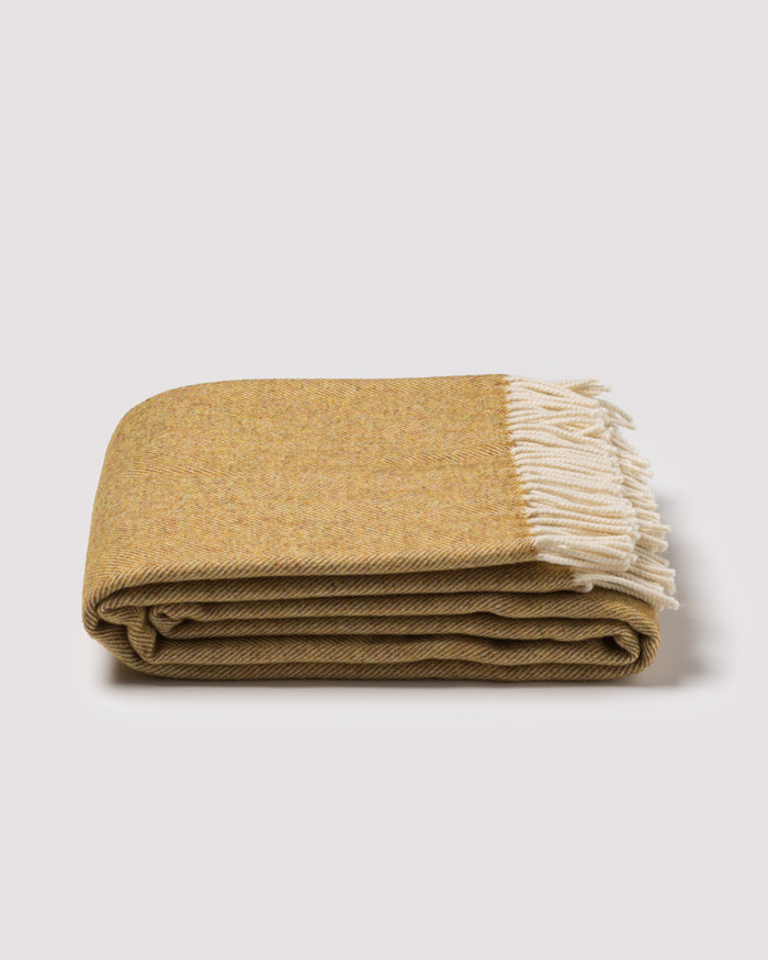 OFS. Merino Lambswool Throw - Mead