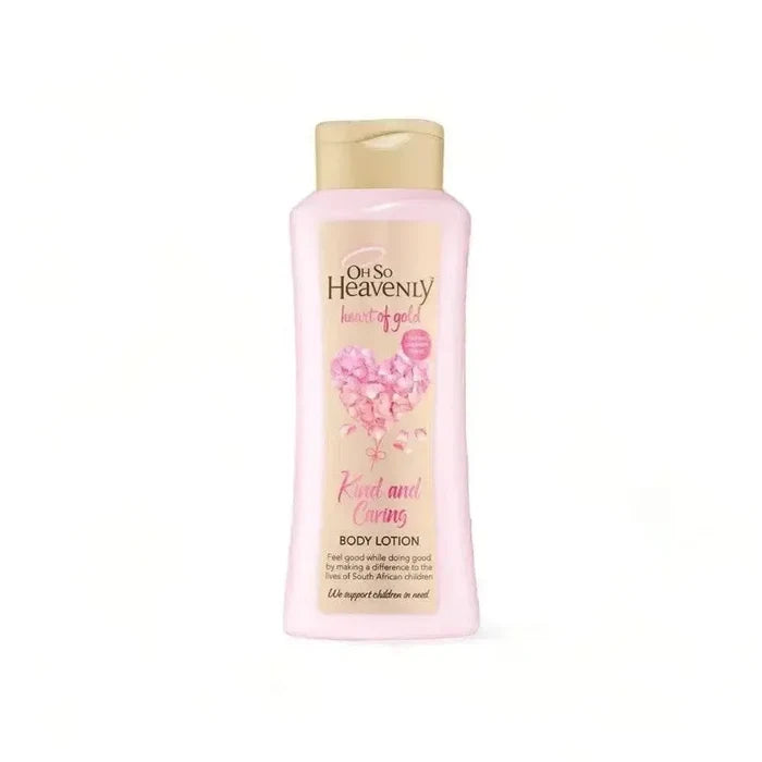 Oh So Heavenly Heart of Gold Body Lotion 720ml moisturizing and charity-supporting skincare product