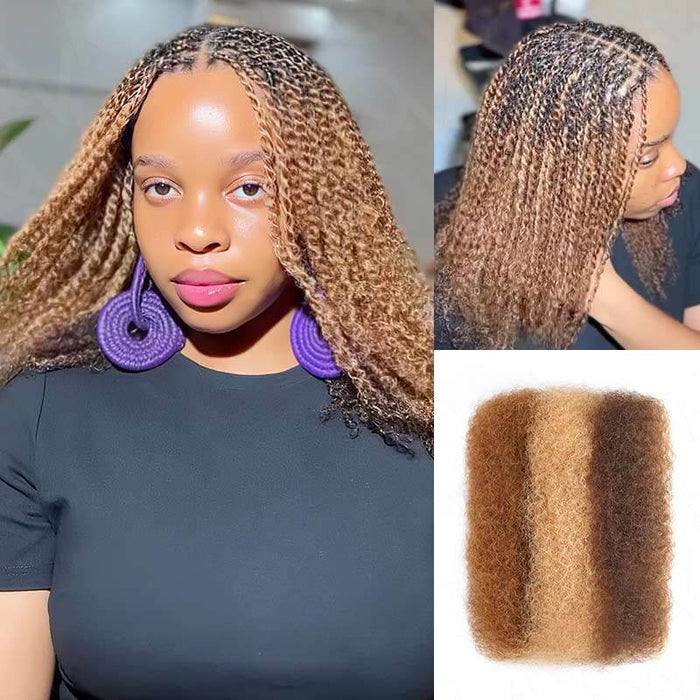 P3G5|#P4/30/27 Afro kinky Bulk Human Hair