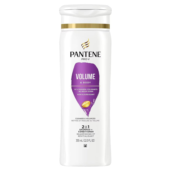 Pantene Pro-V Volume & Body 2-in-1 Shampoo Conditioner - 12 oz - 6 Pack
