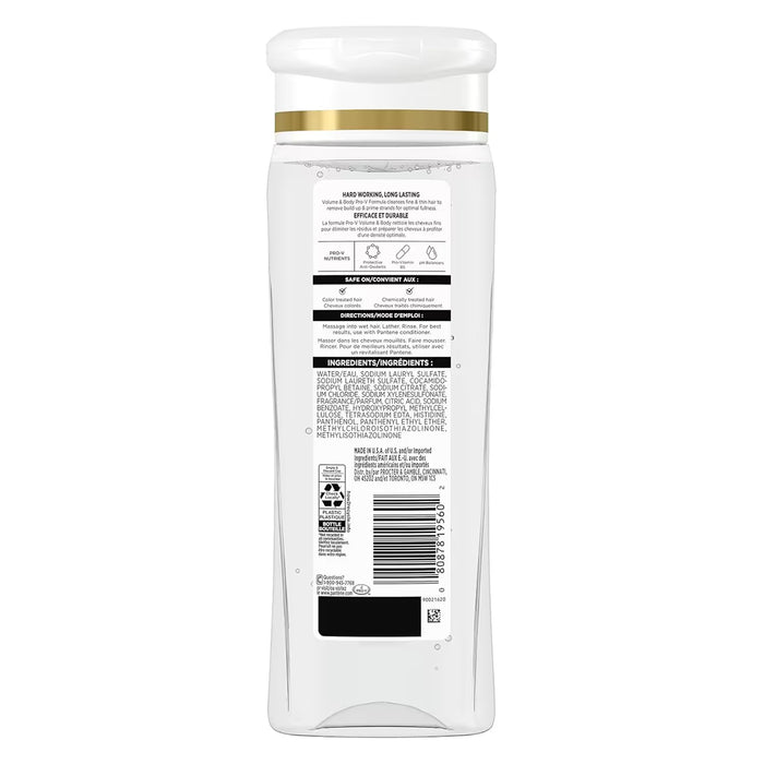 Pantene Pro-V Volume & Body Shampoo - 12 oz - 6 Pack