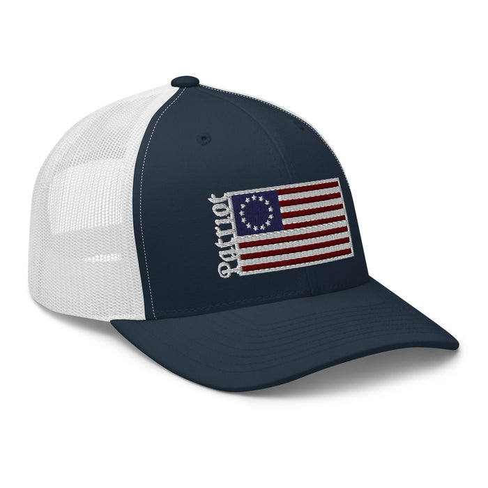 Patriot Betsy Ross Flag Snapback Hat