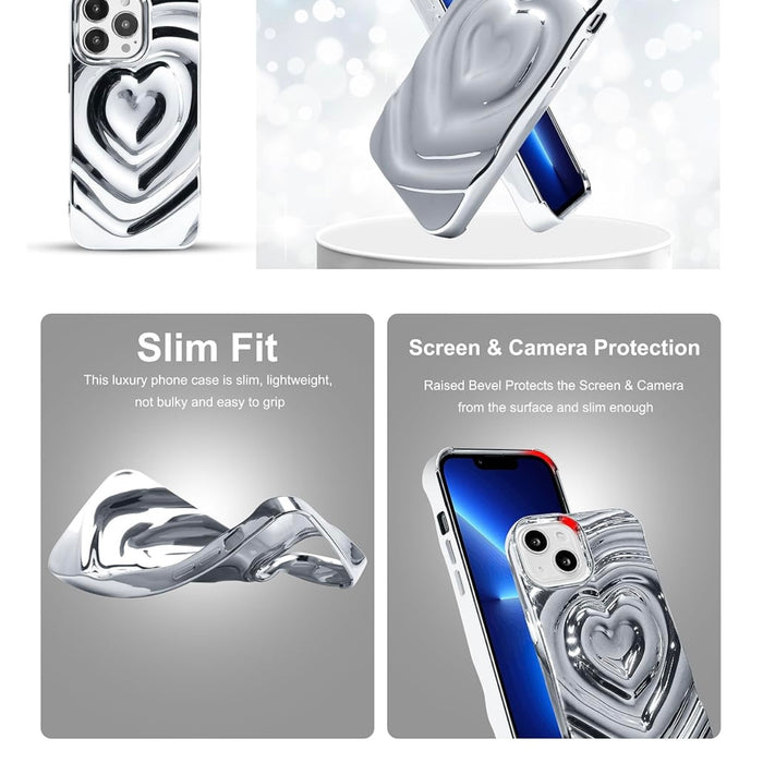 Pearl Bow 3D Case For iPhone — ✨ Features & Details ✨ Unique 3D Design – Raised bow pattern adds a stylish and tactile feel to your case.