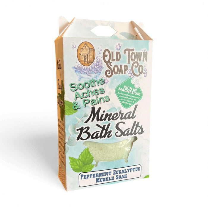 Peppermint Eucalyptus Muscle Soak Bath Salt - Old Town Soap Co.