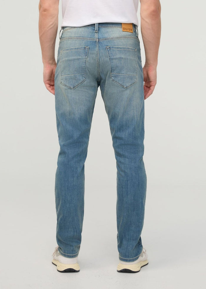 Men's Outback Relaxed Fit Stretch Blue Jeans Back