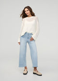 Women's Zephyr High Rise Wide Leg Crop Jeans full body