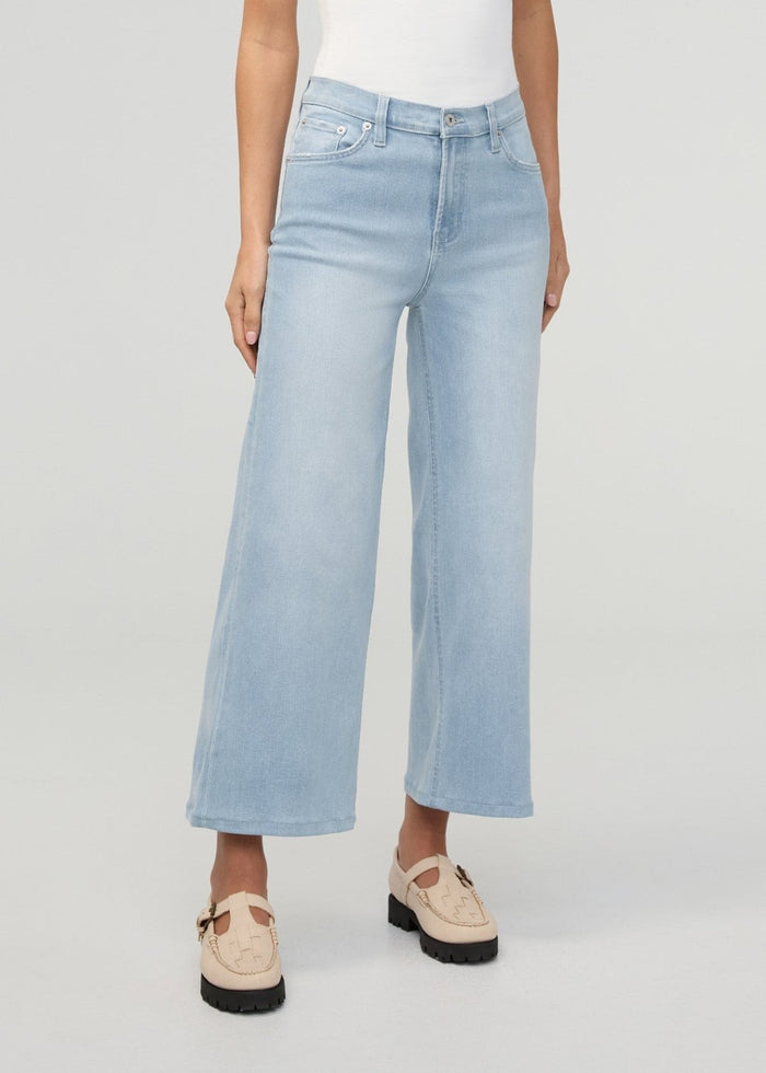 Women's Zephyr High Rise Wide Leg Crop Jeans front