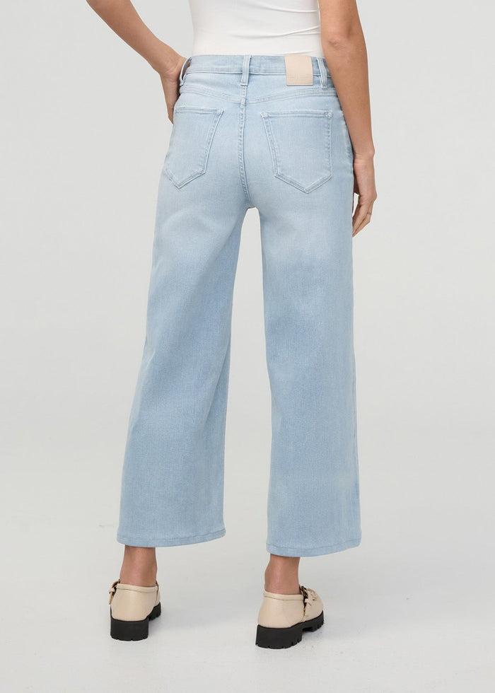 Women's Zephyr High Rise Wide Leg Crop Jeans back