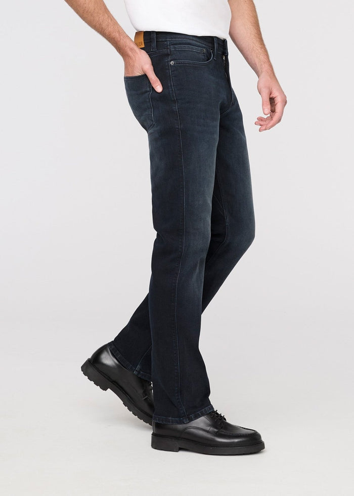 mens carbon stone slim straight fit stretch jeans side