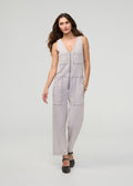 Women's Quartz Fade Stretch Denim Jumpsuit Full Body