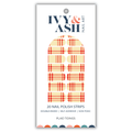Plaid Tidings | Red Flannel Stripe Winter Holiday Nail Wrap - Olita Gifts & Goods