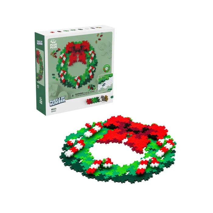 Plus-Plus Puzzle by Number - 500 pc. Wreath