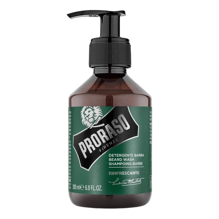 Proraso skjeggsjampo - Eukalyptus, rosmarin og bergamott