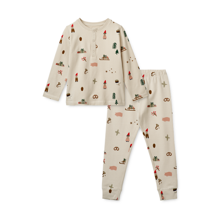 Liewood - Pyjamas Set - Wilhelm - Holiday/Sandy - Front