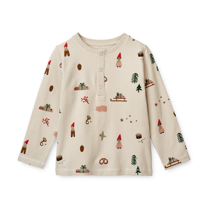 Liewood - Pyjamas Set - Wilhelm - Holiday/Sandy - Top/Front