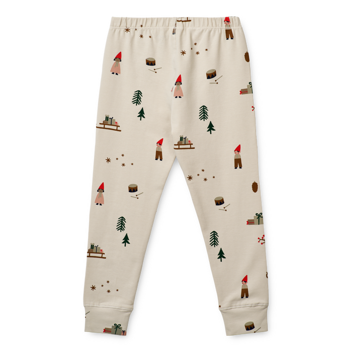 Liewood - Pyjamas Set - Wilhelm - Holiday/Sandy - Bottom/Back