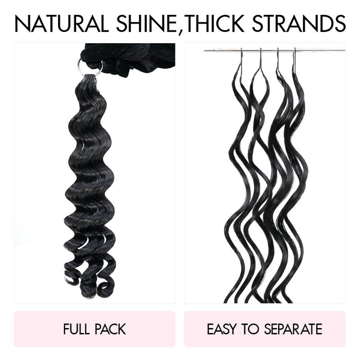 qvr crochet hair extensions loose deep wave curls for dreadlocks protective look