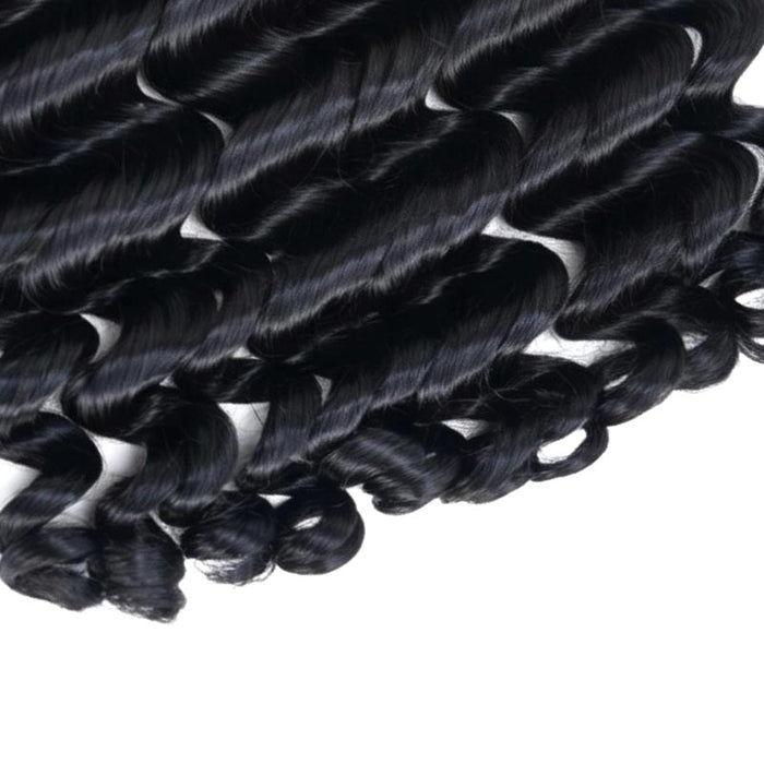 qvr miracle knots human hair crochet braids loose wave for 4c hair easy install