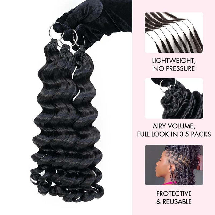 qvr miracle braids crochet human hair spring curls for protective hairstyle vacation use
