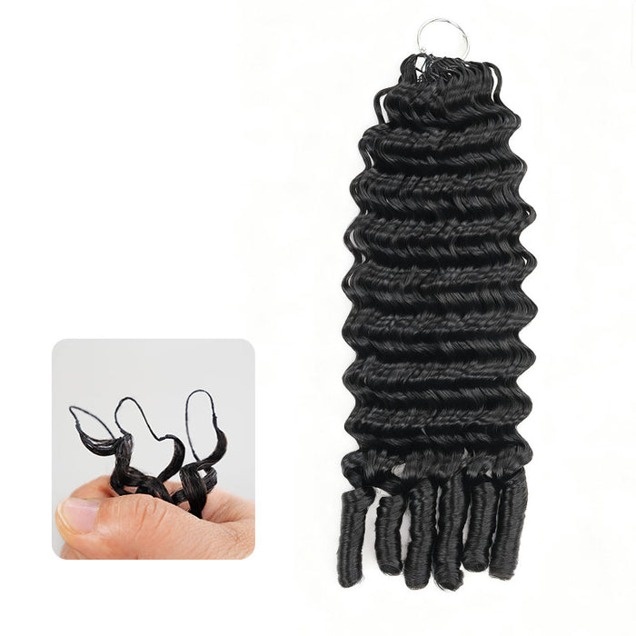 Deep Wave with Sprial Ends / 14'' / 3 Packs (Most People Choice)