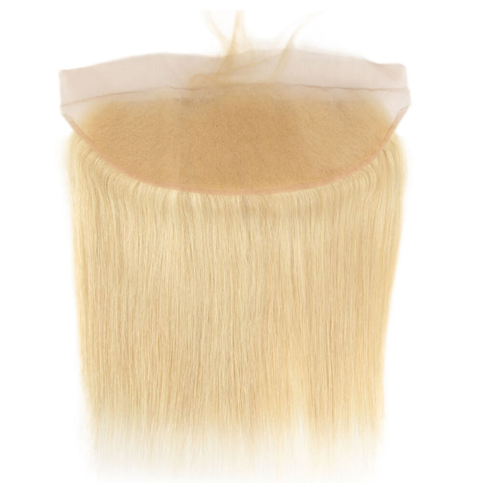 613 colored human hair weave with 13x4 lace closure