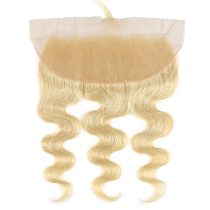 body wave 613 blonde human hair with 13*4 lace frontals