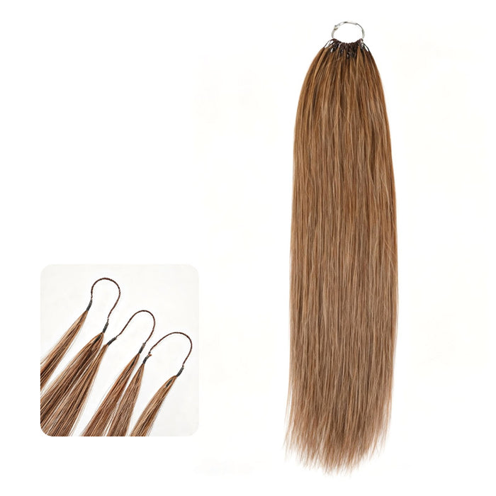qvr light brown crochet braids straight hair texture 100% human hair