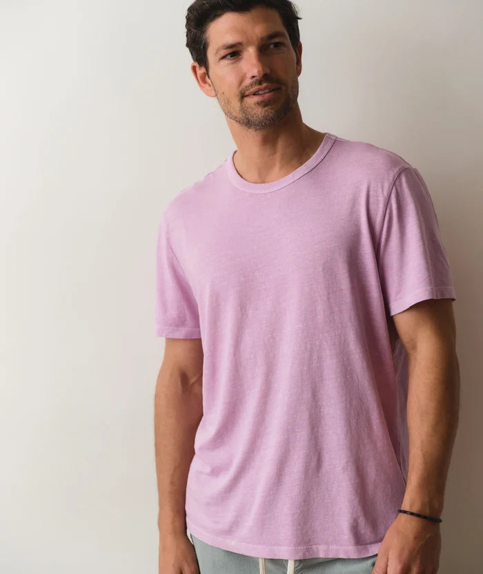 Relaxed Hemp Cotton Tee Pastel Lavender