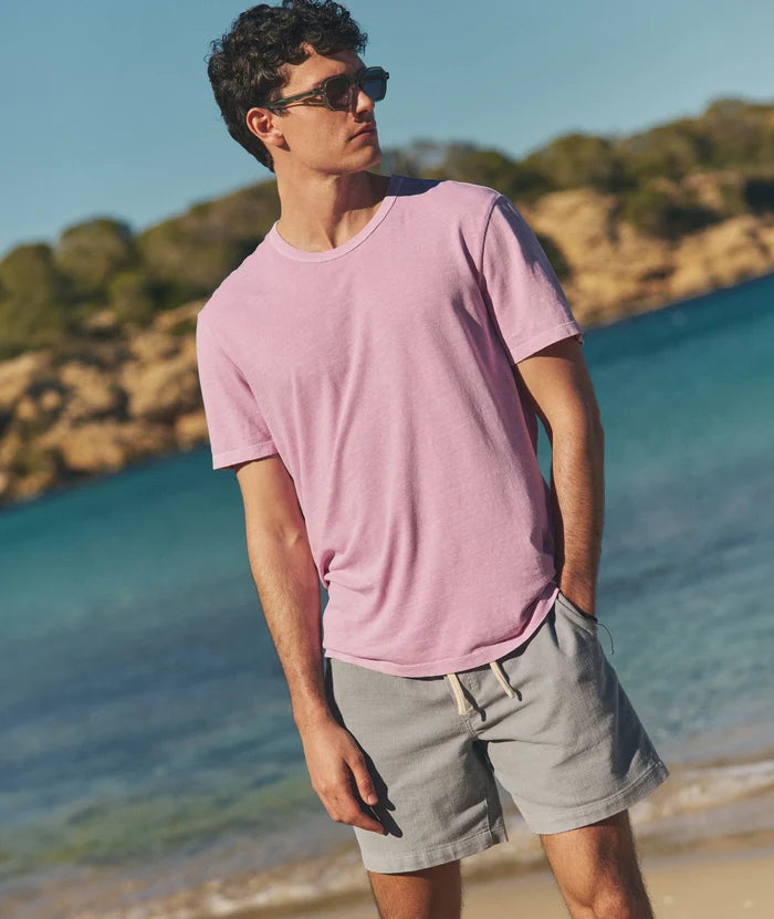 Relaxed Hemp Cotton Tee Pastel Lavender