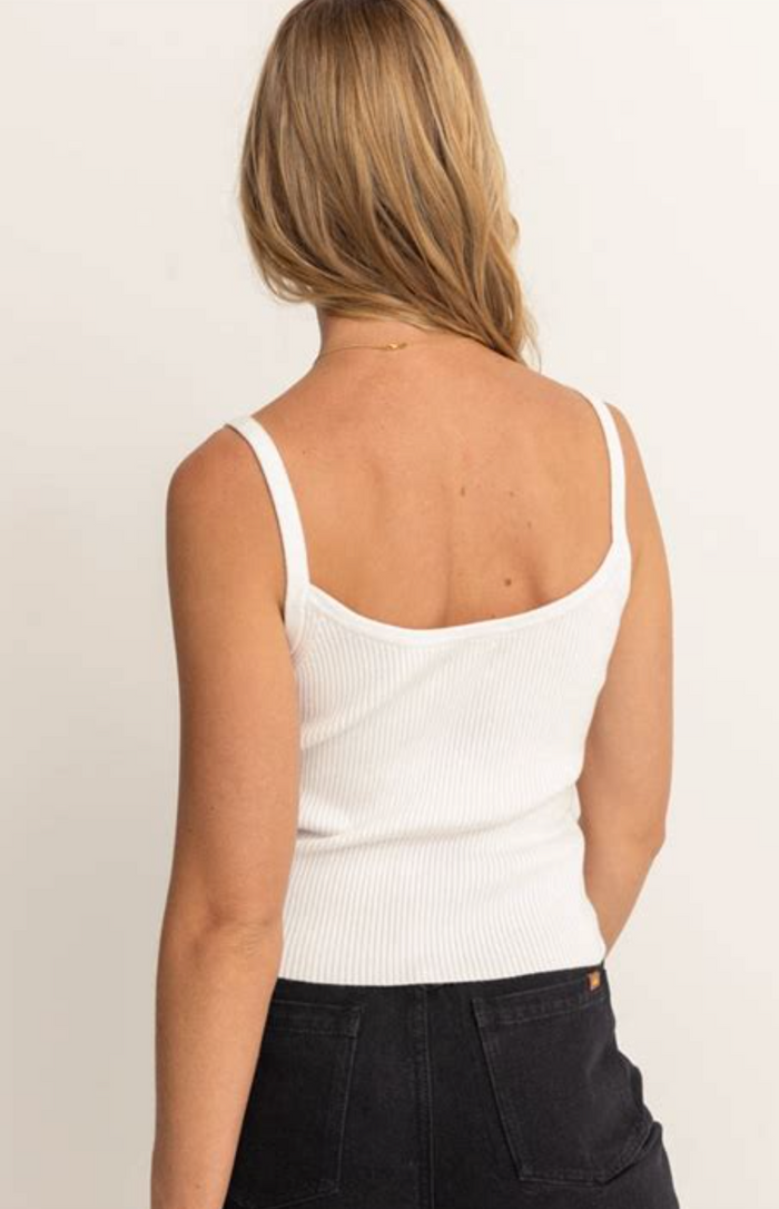 Rhythm Yumi Knit Top - White
