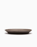 Rim Oval Plate Medium - Copper Brown